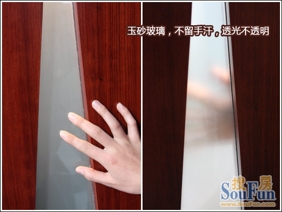 测评：TATA玻璃系列BL-018木门 青花瓷般优美雅致9