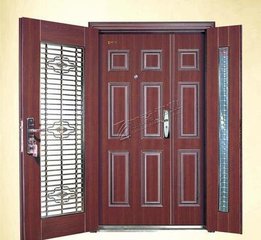 门业图片-玻璃门天津北辰区安装防盗门上门测量2433图片