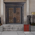 门业图片-STCM-1201-2铸铝别墅大门图片