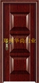 门业图片-郑州钢木门浙江钢木门钢木套装门2040*860图片