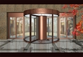 门业图片-郑州环柱自动旋转门、包柱两翼悬转门内直径3600 mm，外直径：3780mm，通行高度：2600mm图片
