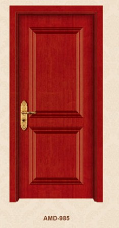 门业图片-免漆套装门高档PVC免漆室内门，木门2100*900*280图片