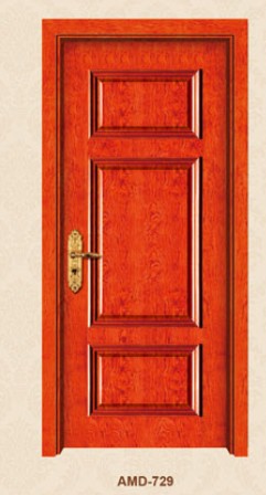 门业图片-免漆套装门简约PVC免漆门，欧式免漆门2100*900*280图片
