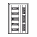 门业图片-铸铝拼接门系列门面JY-905图片