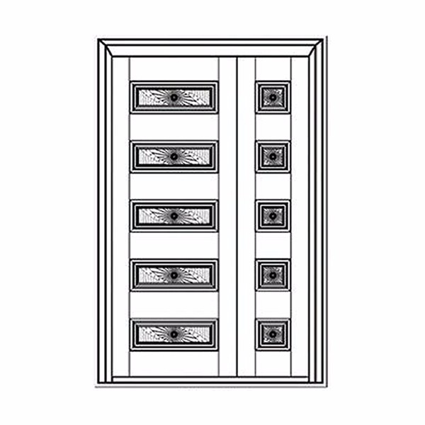 门业图片-铸铝拼接门系列铸铝拼接门系列门面JY-901图片