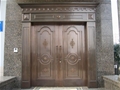 门业图片-北京铜门，仿铜门，别墅铜门1.5*2.5图片