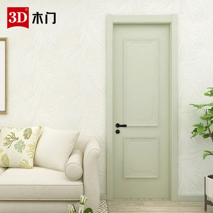 门业图片-3d木门3D木门室内门定制套装门卧室门实木复合简约现代免漆门D-925D-925图片