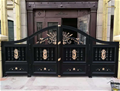 门业图片-简单时尚别墅庭院铸铝门JH904图片