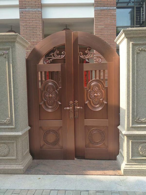 门业图片-推拉门高档铜门制作JH321图片