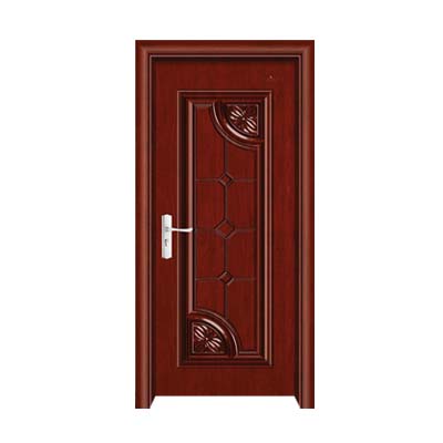 门业图片-钢木室内门钢木门FL-6010贵妃红（高仿反凸）图片