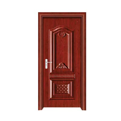 门业图片-钢木室内门钢木门福星高照（6公分仿真实木门）图片