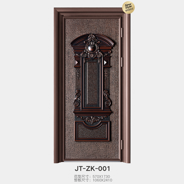 门业图片-真空铸铝门板系列JT-ZK-001真空铸铝门板图片