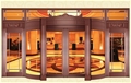 门业图片-订做长沙地区大酒店旋转铜门根据客户实际尺寸要求图片