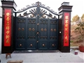 门业图片-供应湖北宜昌地区别墅庭院大门根据客户要求图片