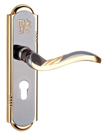 门业图片-铝合系列钢木门锁木门锁铝合金图片