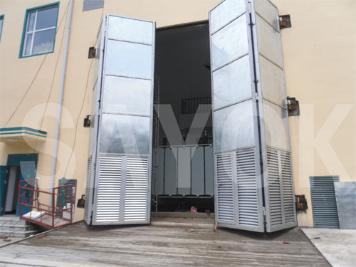 门业图片-钢制门合肥工业门，重型工业门SK图片