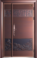 门业图片-LM-621（书香门第）精雕铸铝装甲门图片