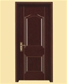 门业图片-实木钢木门JXM-3008紫檀图片