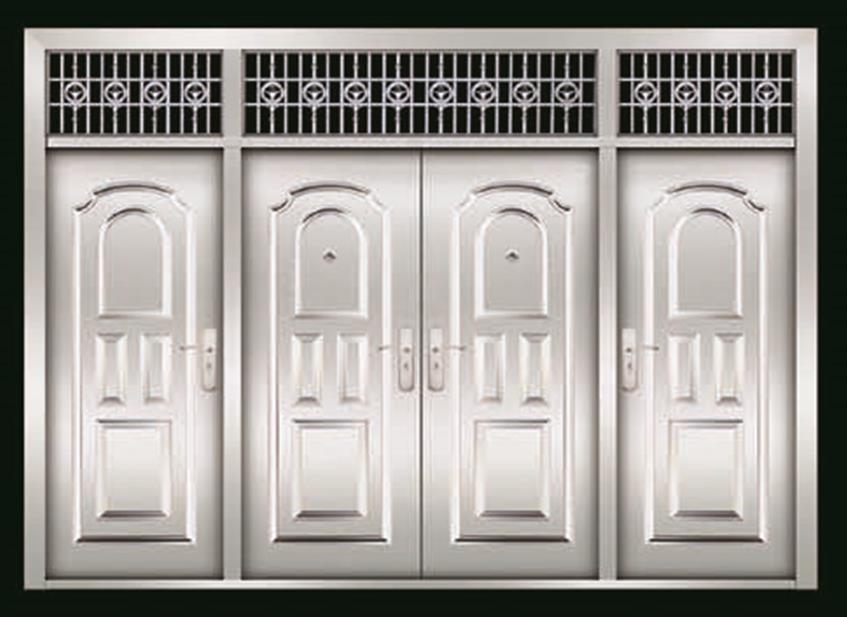 门业图片-不锈钢门不锈钢门庭院不锈钢大门非标不锈钢大门180*280可定制图片