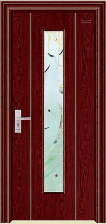 门业图片-钢木门供应金凯德钢木门JKD-906图片