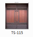 门业图片-门窗高档铜木门01图片