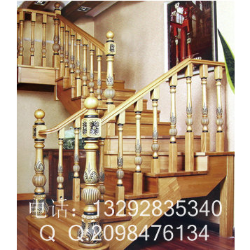 门业图片-实木门楼梯扶手保养  钢木楼梯价格齐全图片