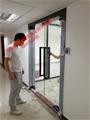 门业图片-定做深圳南山玻璃门办公室玻璃门玻璃隔断客户要求图片