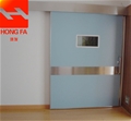 门业图片-鹤壁鸿发净化自动门彩钢板平移门自动门图片