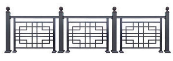 门业图片-护栏厂家直供阳台护栏锌钢护栏铁艺阳台护栏定制图片