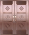 门业图片-批发超豪铜门背面三BM-003图片