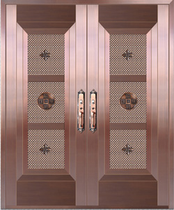 门业图片-超豪铜门背面可选批发超豪铜门背面一BM-001图片