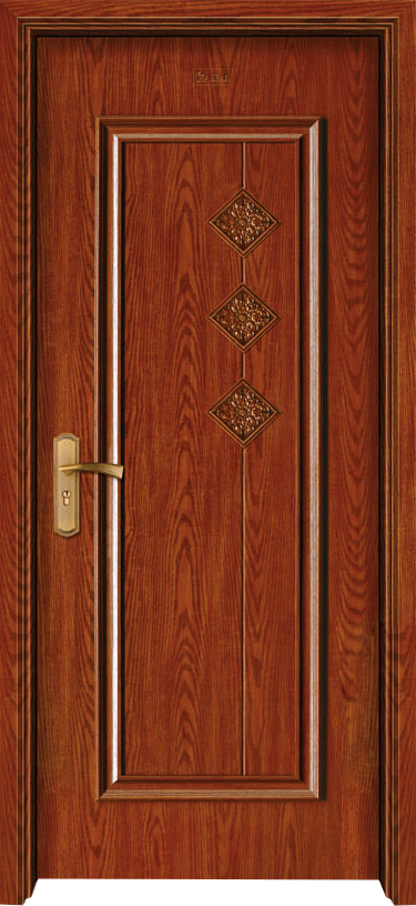 门业图片-钢木门系列海阔天空1202（加州红橡）钢木门可定制图片