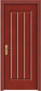 门业图片-钢木门系列锦绣前程609红樱桃 钢木门可定制图片