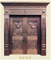 门业图片-北京铜门厂家WZL图片