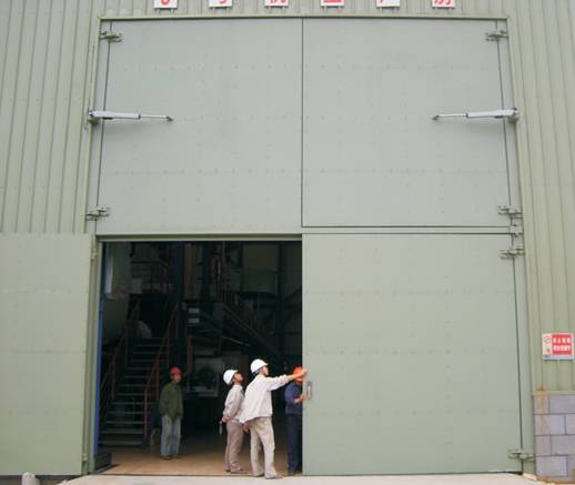 门业图片-自动门系列大型电动平开门长期供应，上海开顺厂家直销1.5图片