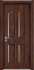 门业图片-仿实木钢木门供应甲第仿实木钢木门YX-Q9005图片