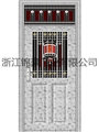 门业图片-熊猫板割孔门JH-6030(贵族花)熊猫板割孔门图片