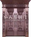 门业图片-神仙居铜门XRJ-201012图片
