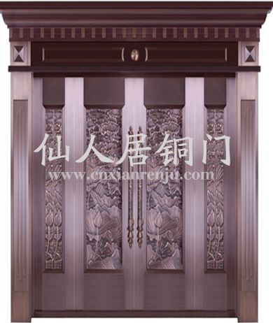 门业图片-铜门系列永康铜门厂家XRJ-201017图片