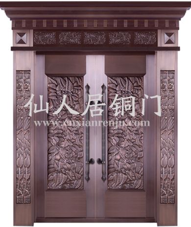 门业图片-铜门系列仙人居别墅铜门XRJ-201018图片
