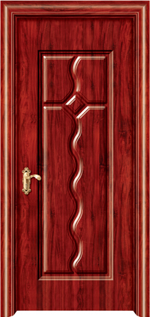 门业图片-钢木门系列XN-612经典红木图片