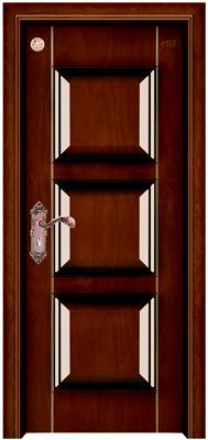门业图片-钢木室内门钢木室内门JW-G601印度黄檀木图片