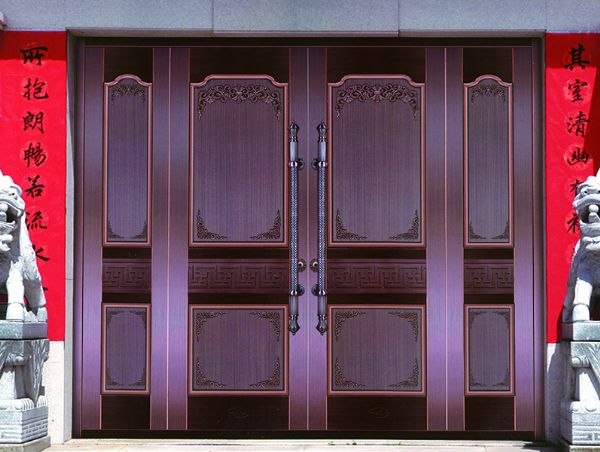 门业图片-铜门HL-6006铜门图片