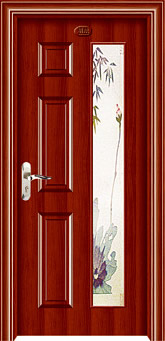 门业图片-经典烤漆钢木门系列经典烤漆钢木门MH-615图片