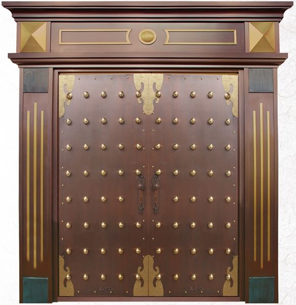 门业图片-顶级真铜门系列顶级真铜门JTZ-110图片