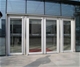 门业图片-新型肯德基门气密安全钢化玻璃商务门肯德基门图片