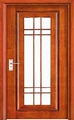 门业图片-佛山实木门，巴西花梨木门，广东原木门厂，好万家门业H-1088图片