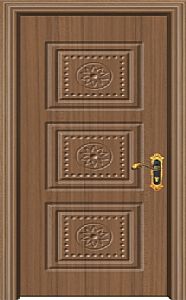 门业图片-原木烤漆门广东实木复合门、佛山实木烤漆门、名门好万家H-2210图片