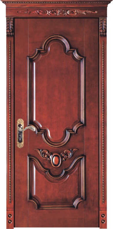 门业图片-钢木门室内实木门，著名实木烤漆门，佛山实木门，好万家王牌门H-3001图片