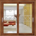门业图片-木色铝合金门窗康盈以工匠之心打造精品好门窗KY-50--图片